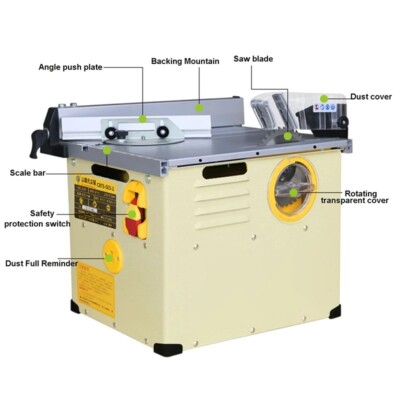 Multi-functional Small Dust-free Table Saw for Wood Flooring Cutting Machine