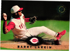 1995 Topps TSC Virtual Reality Barry Larkin #24 - Reds
