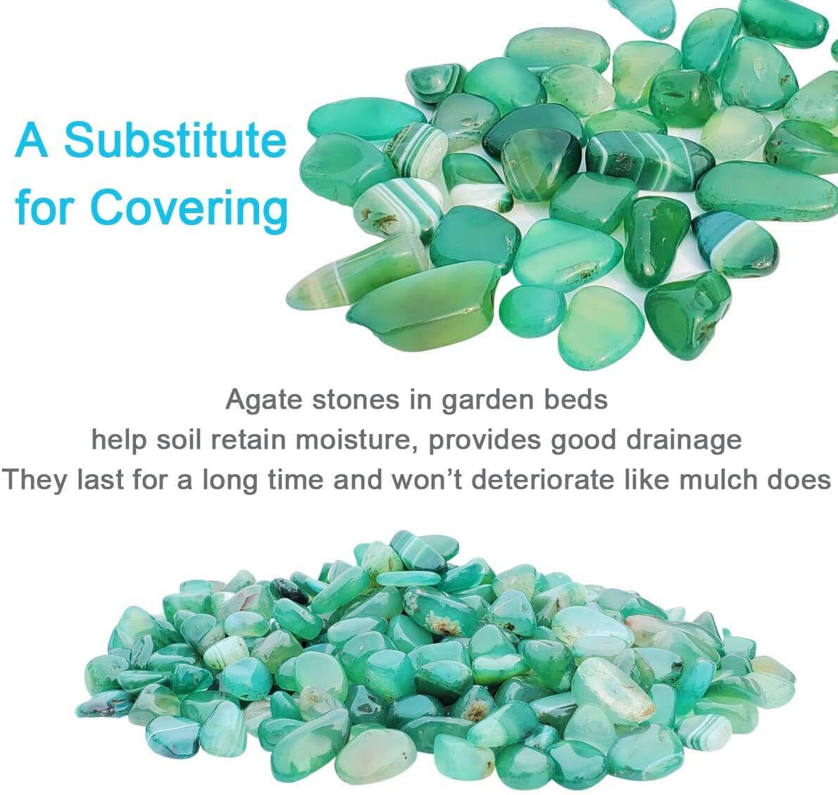 Aquarium Fish Tank Gravel Gem Agate Natural Stone Tumbled Plants Vass 2 ...