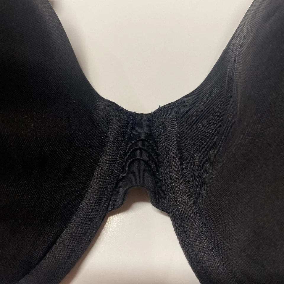 Sujetador con aros Maidenform Barely There talla 34D negro ligeramente acolchado sensación satinada Foto 3 de 4
