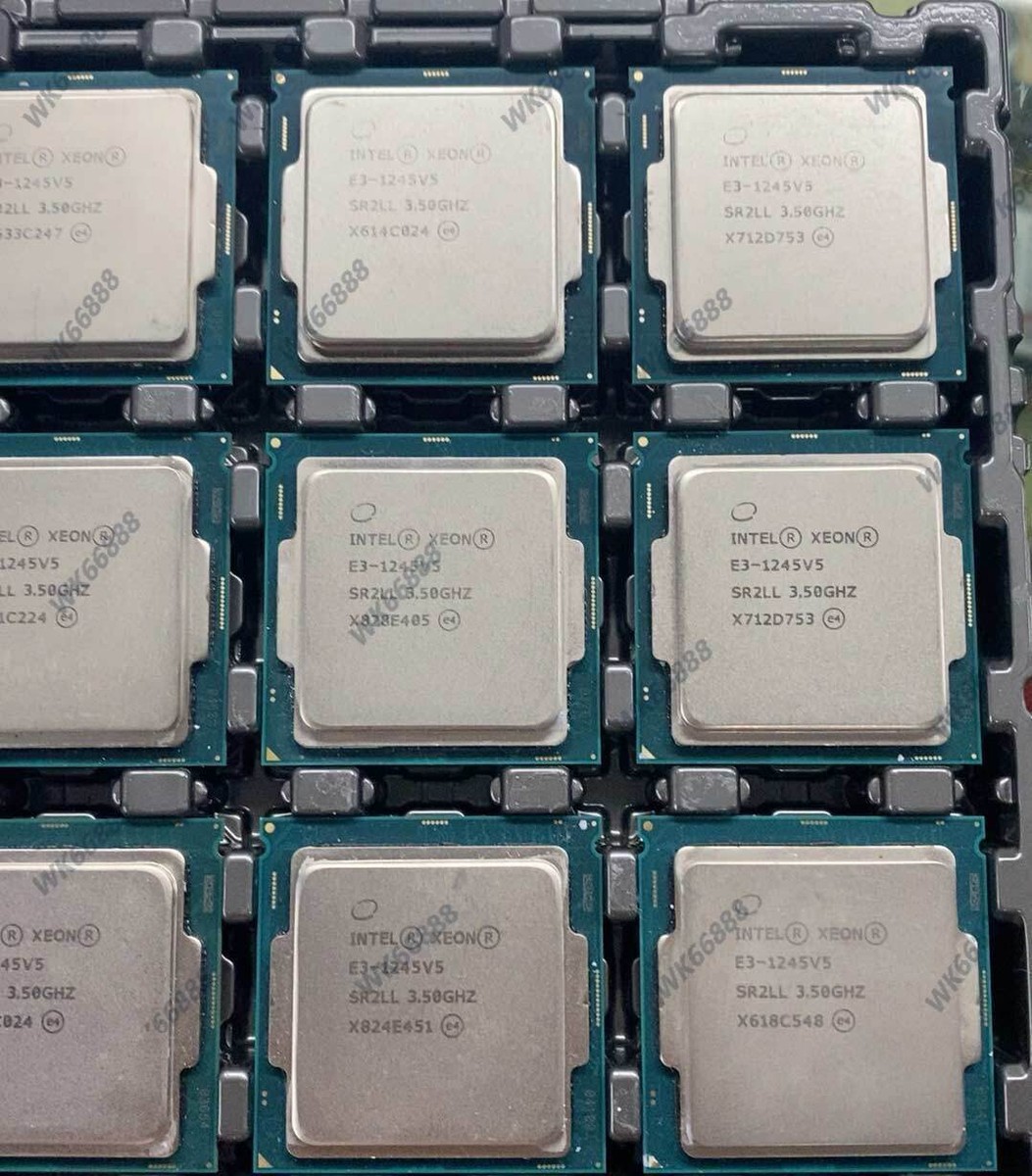 Intel Xeon E3-1245V5 quad-core 3.5Ghz SR2LL LGA1151 CPU processor