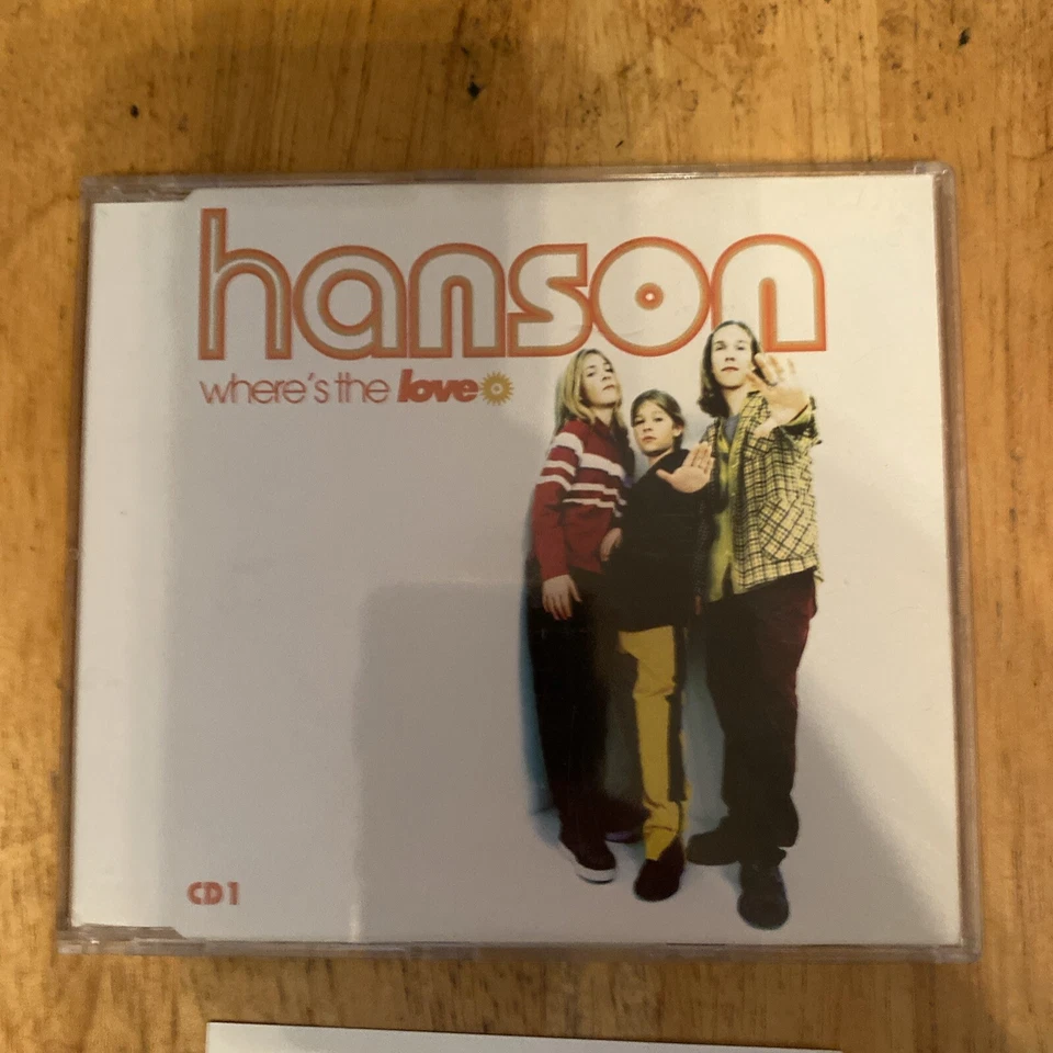 Hanson Where Is The Love импорт из Великобритании 4 трека 1997 выпуск Mercury Records с обзором - Изображение 2 из 4