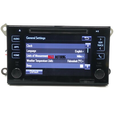 2016-2019 Toyota Tacoma Navi Radio Cd Player Touch Display Screen
