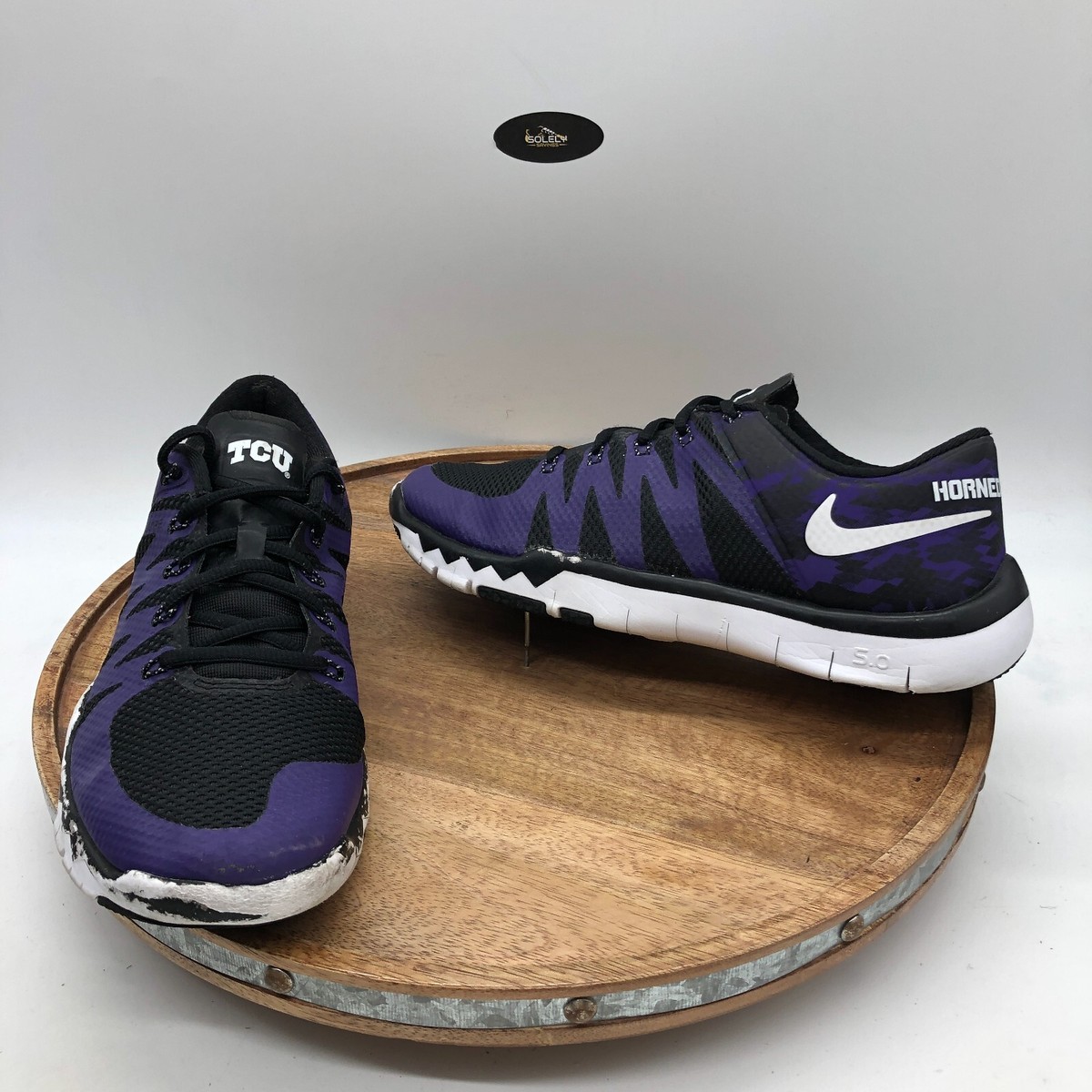 Nike Free Trainer 5.0 TCU Horned Frogs Mens Shoes Sneakers 