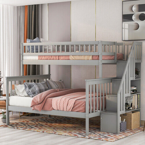 Twin Over Full Bunk Bed With Storage, Pierre Twin Over Full Bunk Bed With Drawers
