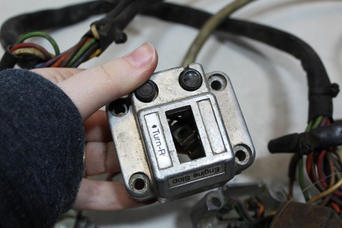 Harley Sportster XL 1000 Wiring Harness Headlamp Handlebar Controls Ignition - Imagen 5 de 11