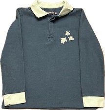 Vilebrequin Teal Aqua Blue Collared Polo Shirt Boys Size 10