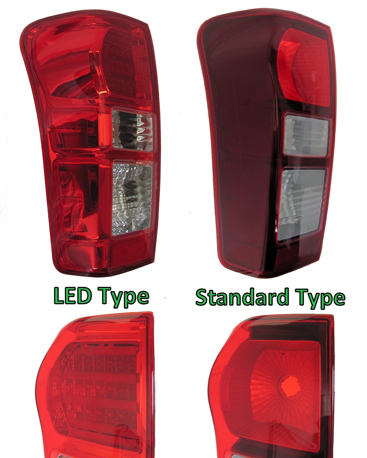 Rear tail Light lamp Isuzu DMax pickup 2012-2020 lens offside O/S Right ...