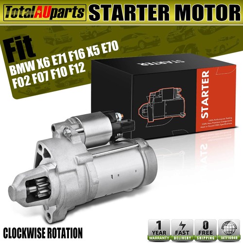 Starter Motor for BMW F07 F10 F06 F12 550i 650i 750i E70 F15 F85 X5 E71 ...