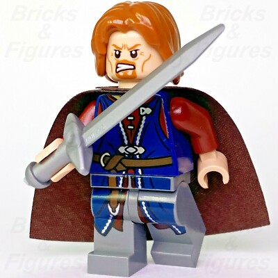 LEGO  The Lord of the Rings Boromir Minifigure Warrior of Gondor 9473 lor014