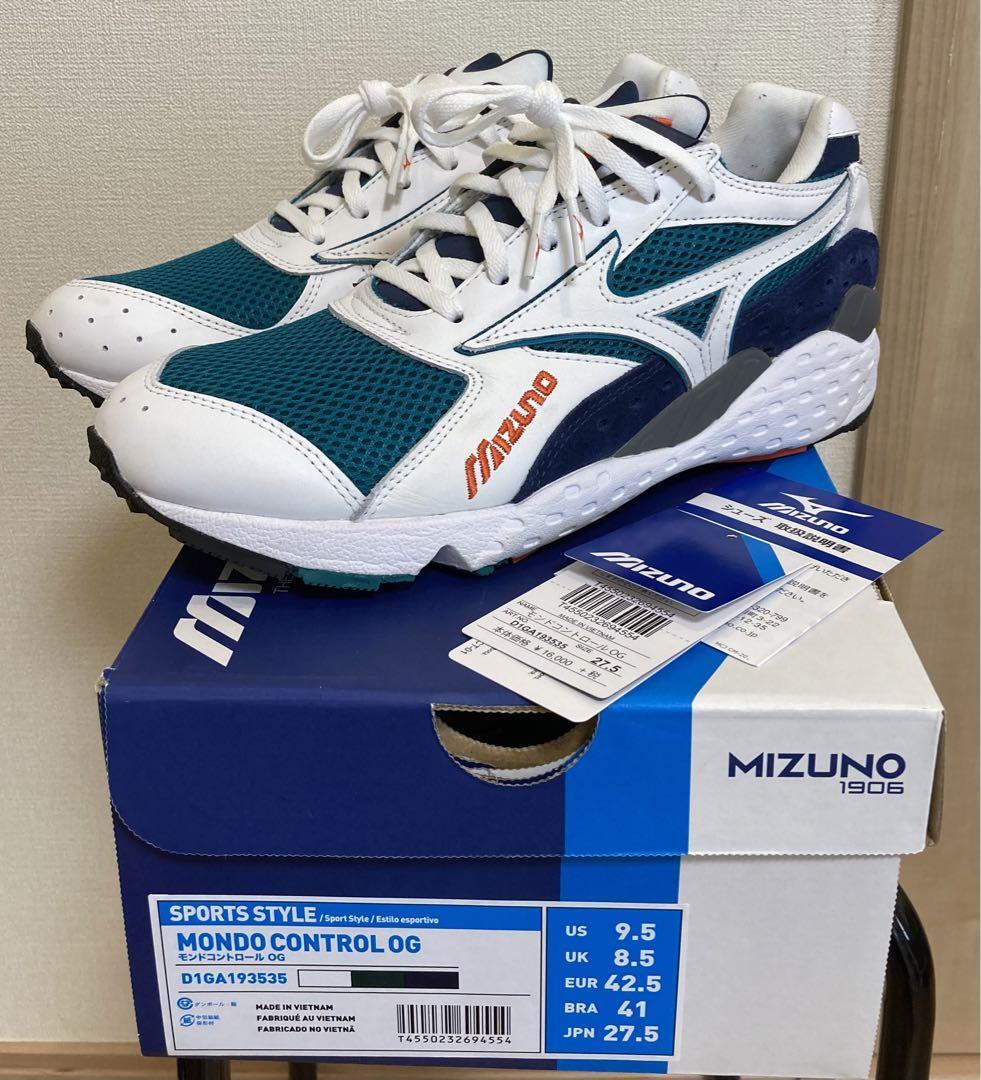MIZUNO Sneakers MONDO CONTROL OG D1GA1935 White/Green 27.5cm US9.5