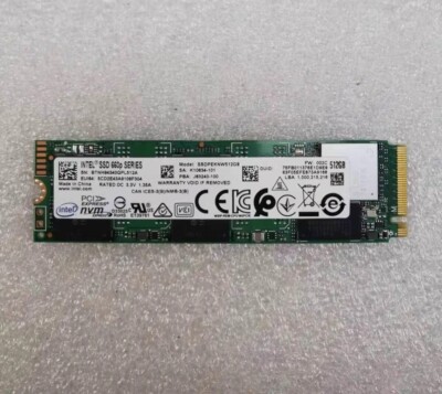 【新品未開封】Intel SSD 660p SSDPEKNW512G8XT Amazon.com: Intel 660p Series M.2 2280 512GB PCIe 3.0 x4