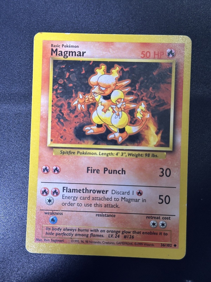 magmar pokemon card price ex 106/108 Fire Colorless Pokemon Card - XY: Evolutions