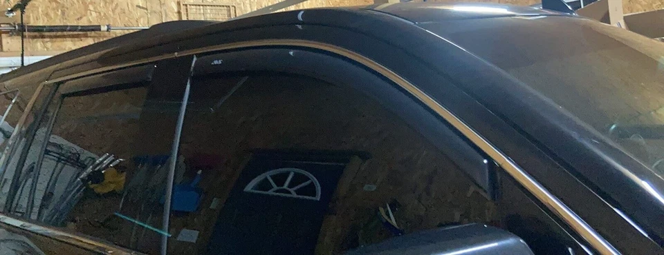 Protectores de lluvia contra humo AVS viseras de ventilación 3M en canal para 15-20 GMC Yukon Chevy Tahoe Foto 2 de 3