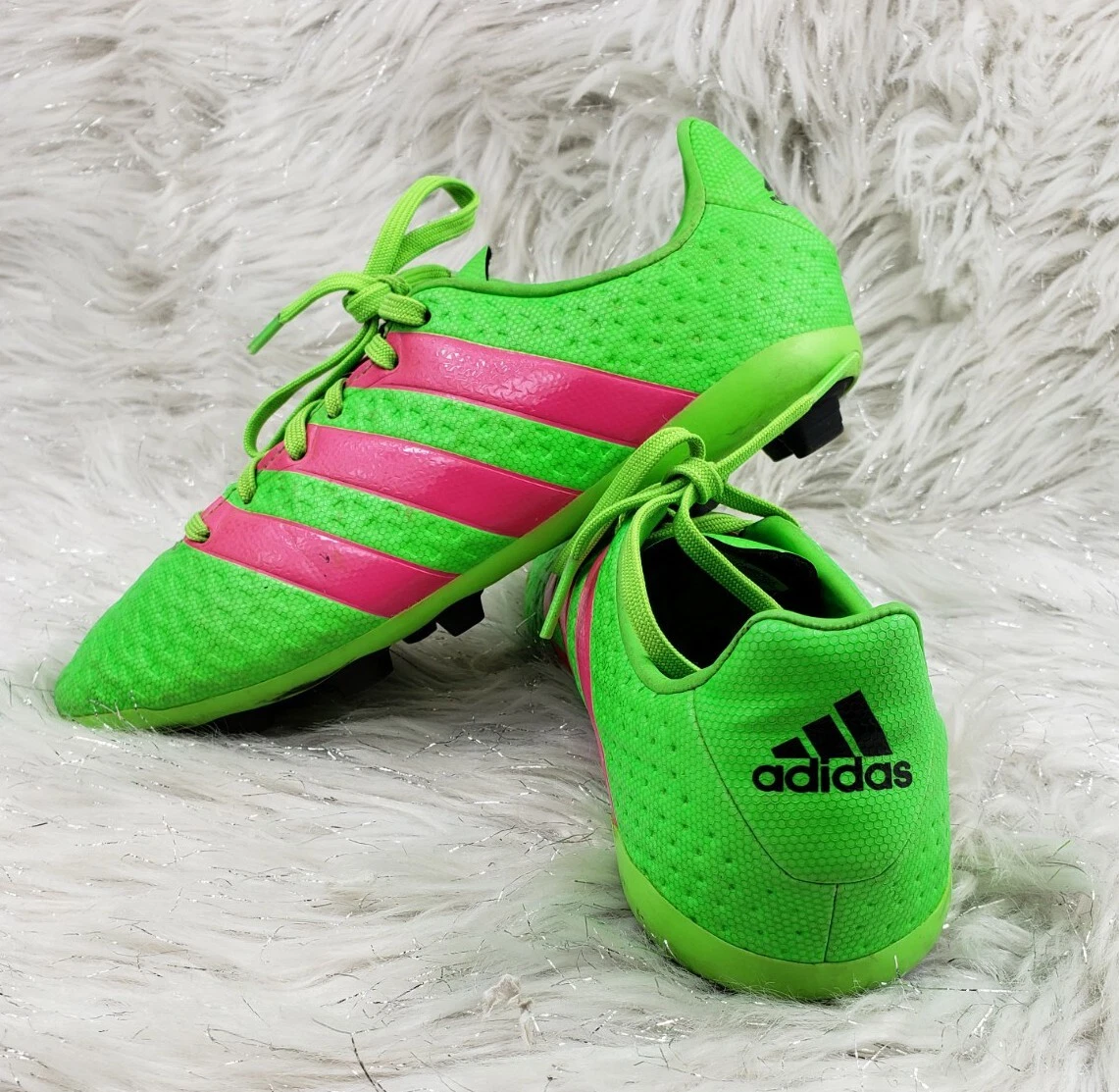 Adidas 16.4 FXG Soccer Cleats Green AF5034 Size US 3.5 | eBay