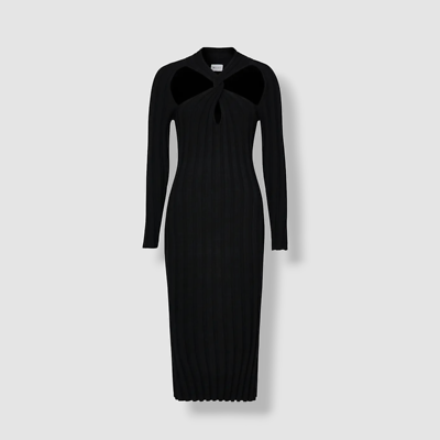 $450 Milly Women's Black Twist Front Long Sleeve Rib Sweater Dress Size S | eBay $450 Milly Women's Black Twist Front Long Sleeve Rib Sweater Dress Size S | eBay