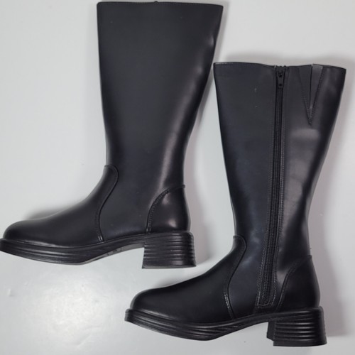 Madden Girl Size 1 Black Knee High Boots New Without Box Casual Formal Mnoele - Picture 3 of 5