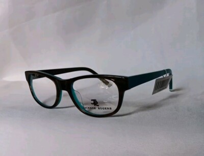 Todd Rogers ''Still What I'm'' 45tt Eyeglass Frames 46 17-135 Brown/Teal, NWT
