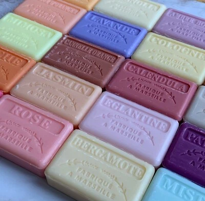 Luxury Artisan French Natural Soap Bar Savon De Marseille 125gr Shea Butter