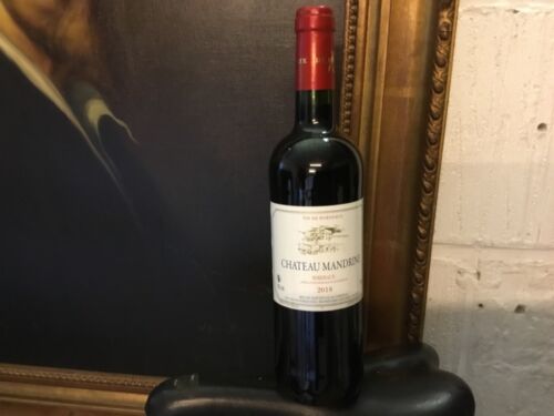 6 bouteilles Château Mandrine Bordeaux  14°vol millésime 2018 - Photo 1/1