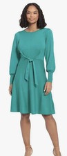 LONDON TIMES SWEATER  DRESS/NEW WITH TAG/RETAIL$129/SIZE SMALL/JADE