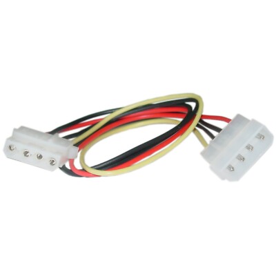 12inch 4 Pin Molex Extension Cable 5.25 inch Male to 5.25 inch Female 11W3-04212