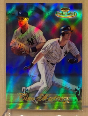 1998 Topps Gold Label CLASS 1 #95 Tino Martinez Yankees Refractor RARE PARALLEL