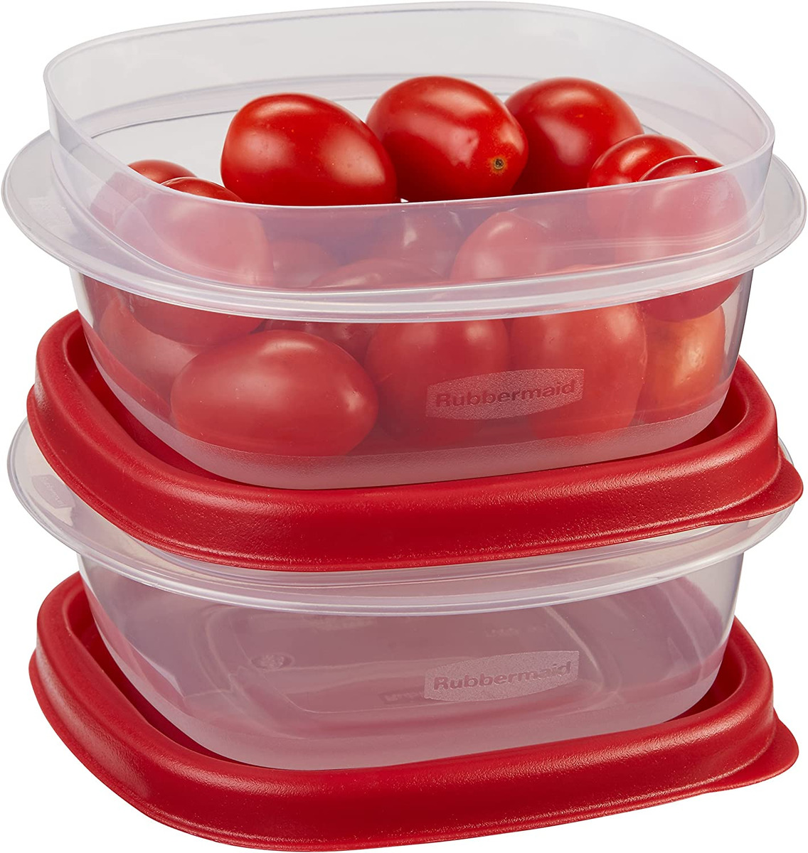 Rubbermaid Easy Find Lids Food Storage Container, 9 Cup, Racer Red