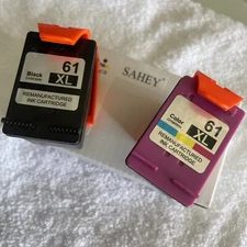 For HP 61XL Ink Cartridge Deskjet 2 Pack Black and Color