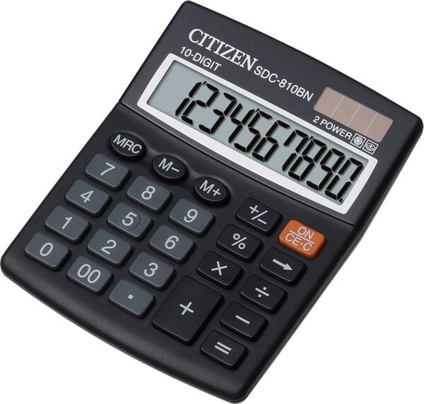 mercury 電卓 OFFICERS CALCULATOR 4562195139850 CITIZEN CALCULATOR OFFICE SDC-810NR, 10-DIGIT