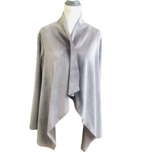 Toronto Melbourne Size S Jacket 1 Button Closure Silver Grey Lightweight Velvet - Picture 1 of 9