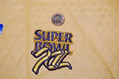 Super Bowl XII (12) 2 3/8" Patch Dallas Cowboys vs Denver Broncos Football - Image 1 of 2