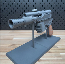 13" Star Wars Han Solos DL-44 Blaster Pistol with Actuating Trigger 3D Printed