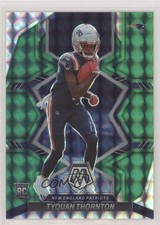 2022 Panini Mosaic Rookies Green Mosaic Prizm Tyquan Thornton #336 0i76