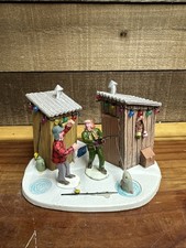 Lemax Friendly Competition Ice Fishing Village Christmas In Box