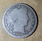 1898 P Barber Quarter Y120