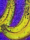ACEO Abstract Original, "Bananas", oil pastel on Paper, 2.5x3.5 by Kushimi — photo 3