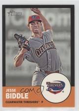 2012 Topps Heritage Minor League Edition Black Border 30/96 Jesse Biddle nd3
