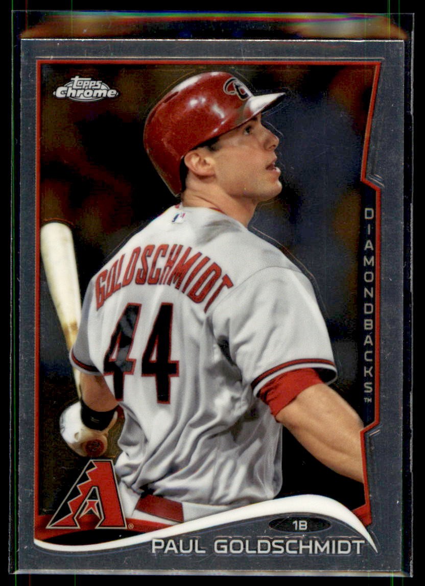 2014 Topps Chrome Paul Goldschmidt #125 Arizona Diamondbacks