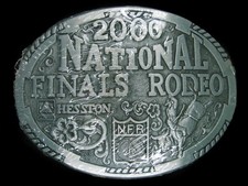 UD11108 NOS NFR 2000 NATIONAL FINALS RODEO HESSTON COLLECTOR BELT BUCKLE