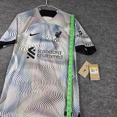 NWT Nike 2022/23 Liverpool #11 Mohamed Salah White Away Jersey