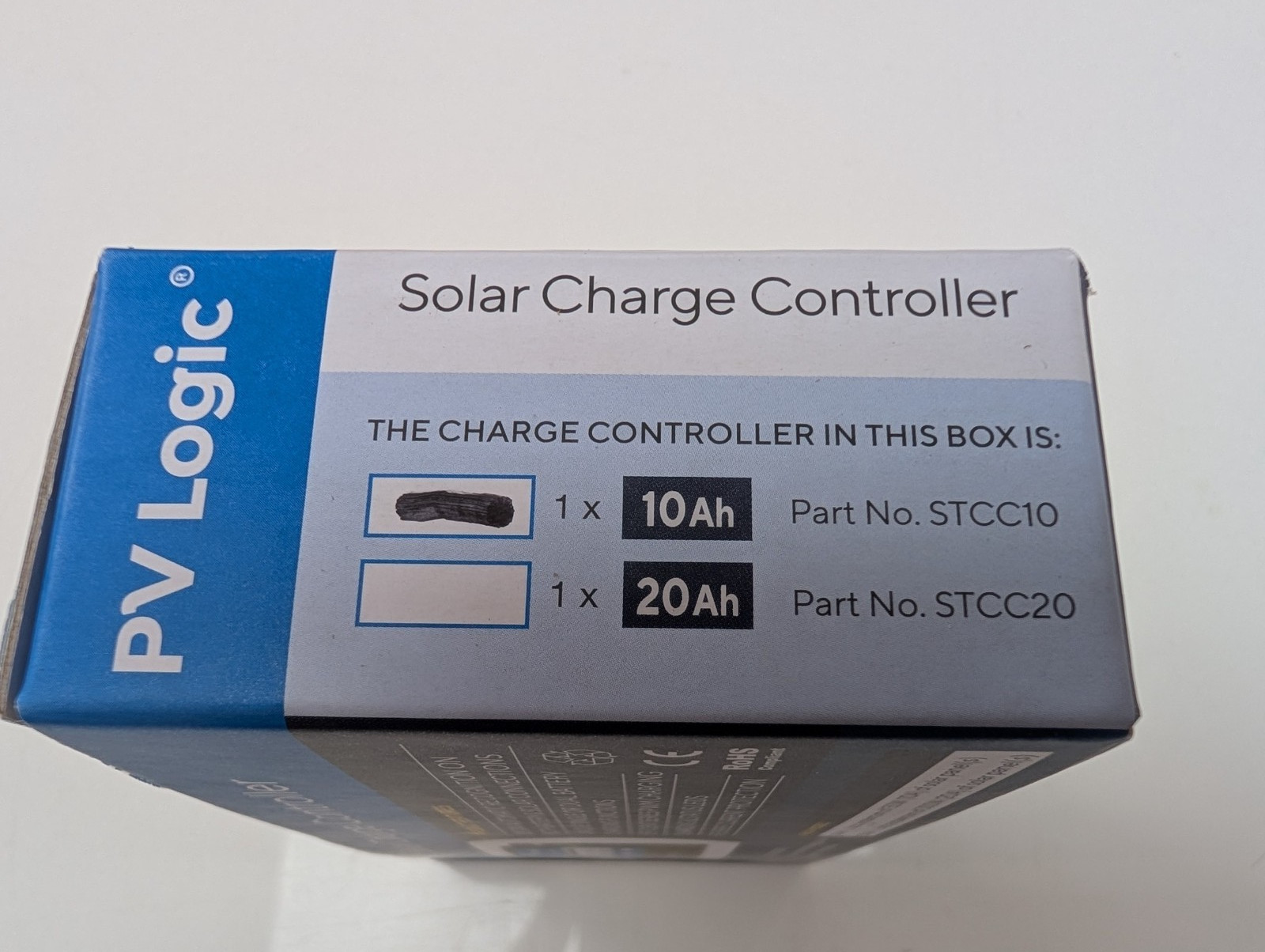 PV LOGIC Solar Panel Dual Battery Charge Controller Caravan Motorhome STCC10