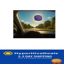 Reusable Black Mesh Window Shades - Efficient Glare Blockers for Any Vehicle