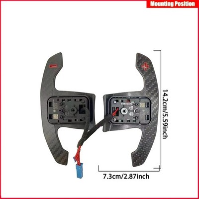Carbon Fiber Steering Wheel Shift Paddle Shifter For BMW 2021-2023 1Series F52