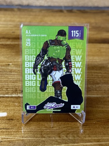 2025 Bo Jackson Battle Arena NSCC A.I. Big League Chew Sour Green Apple BLC-7