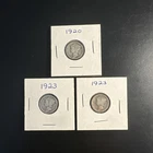1920, 1923 (2) Mercury Dimes - 3 Coin Lot.