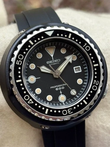 Vintage Seiko 6159-7010 “Grandfather” Tuna 600M Titanium Hi-Beat 36000 Diver