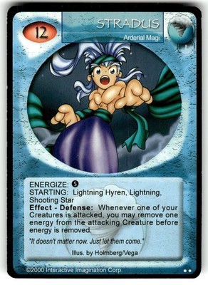 2000 Magi-Nation Limited Base Set Card UC Stradus : Arderial Magi