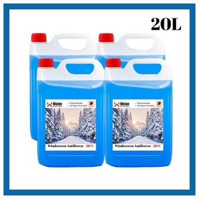 Qualité allemande ! Nettoyant vitres d'hiver Wotan -20°C - 20L (4x 5L)