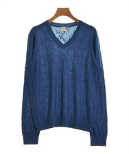 HERMES Knitwear/Sweater Navy 42 Approx. XL 2200434319053